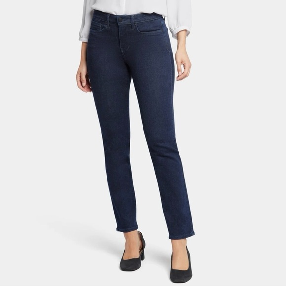 Women’s NYDJ Sheri Slim Jeans Lift+Tuck Technology Size 00 in Endless Blue - Picture 9 of 11